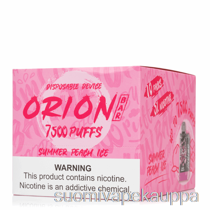 Vape Suomi [10 Kpl] Kadonnut Vape Orion Bar 7500 Kertakäyttöinen